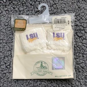 LSU Tigers baby socks